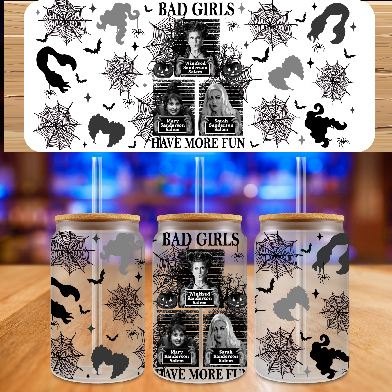 UV DTF Salem Inspired Fall Design 4