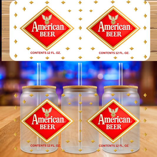 UV DTF American Beer