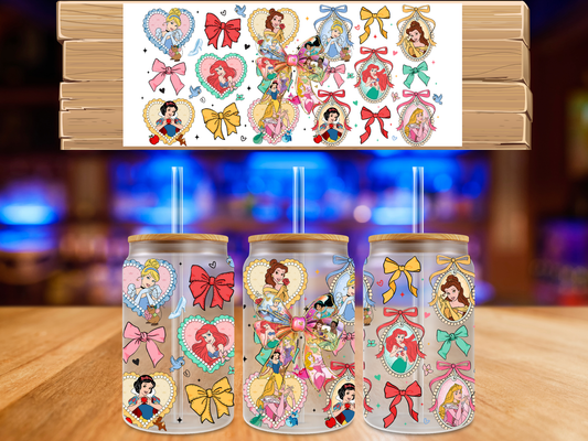 UV DTF Storybook Princess Bows