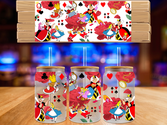 UV DTF Red Rose Queen