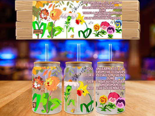 UV DTF Talk to the flowers 3