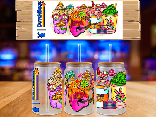 UV DTF Wrap Groovy Coffee