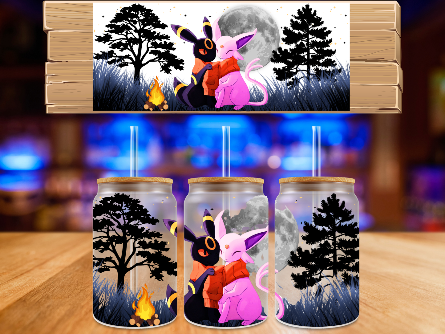 UV DTF Campfire Cuddle