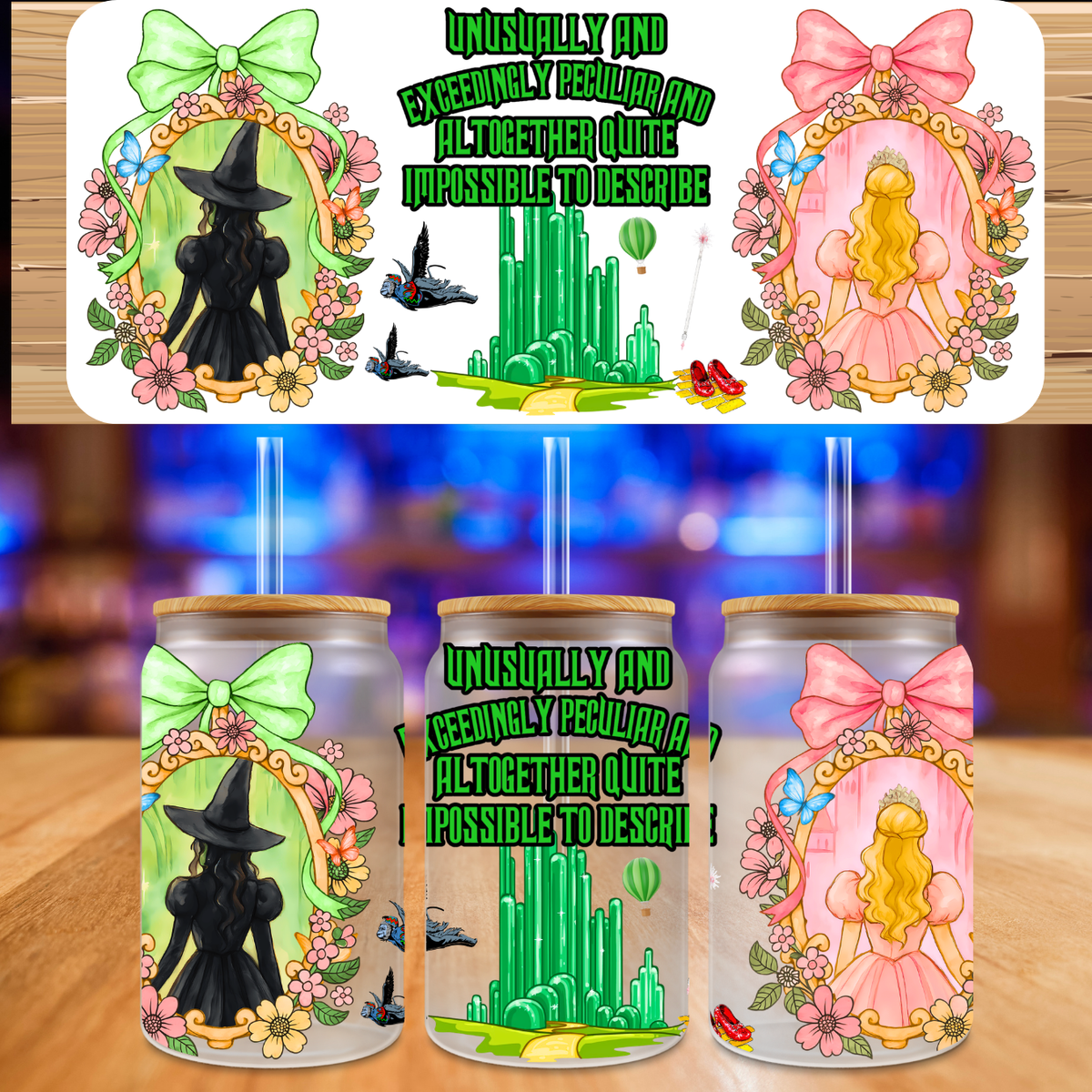 UV DTF Pink and Green 8