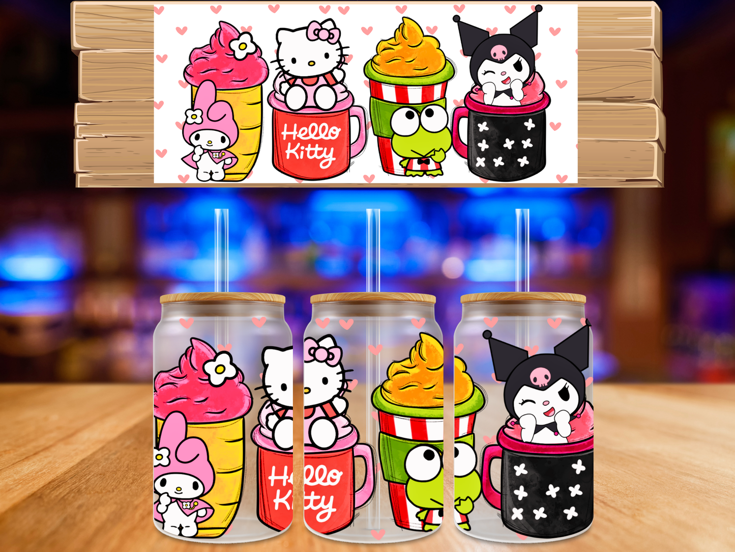 UV DTF Hello Kitty and friends 2