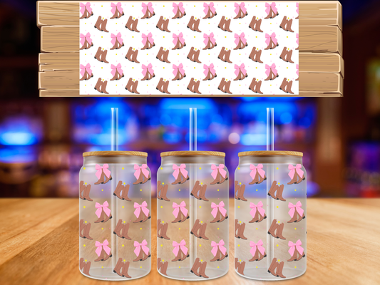 UV DTF Cowgirl Boots