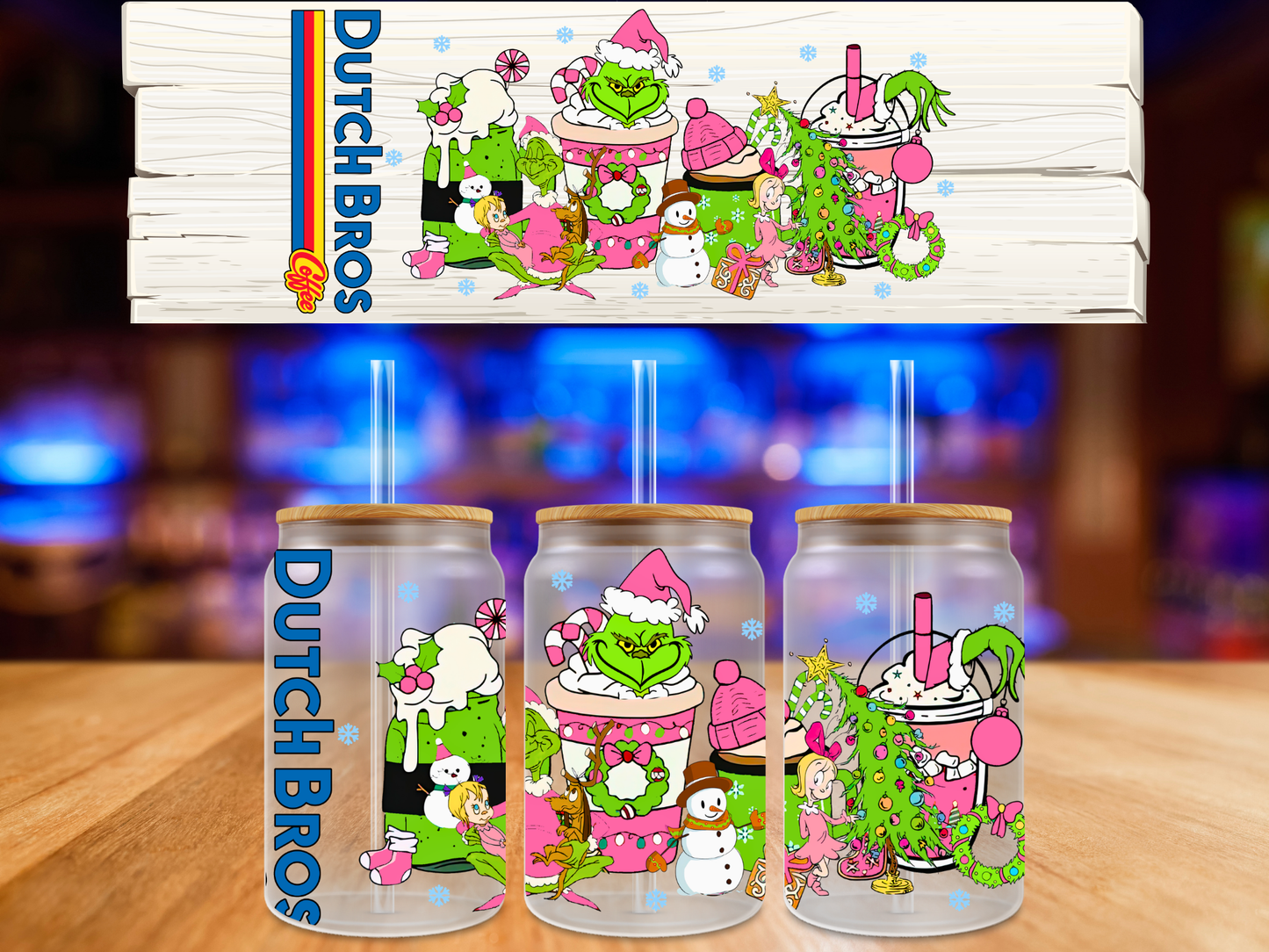 UV DTF DB Grinch