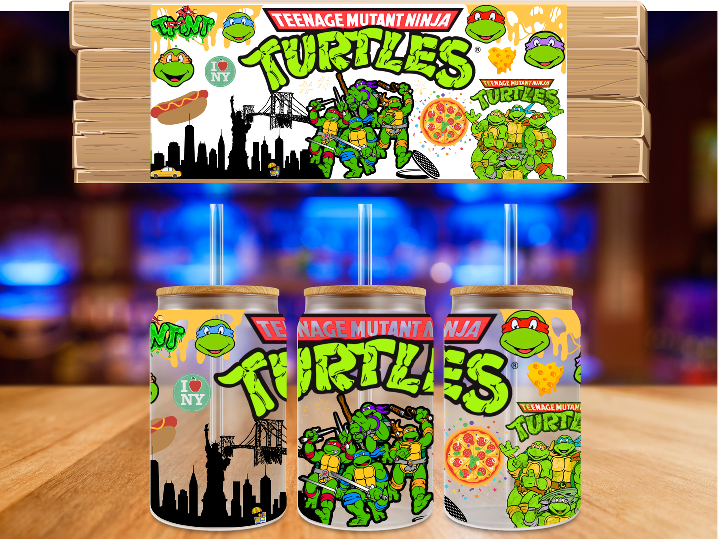 UV DTF Turtles