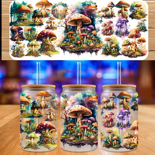 UV DTF Mushrooms