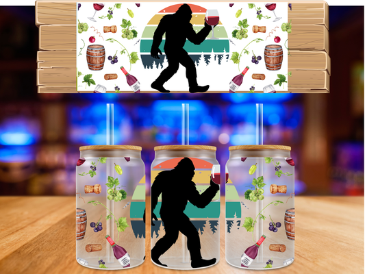UV DTF Bigfoot Wine day