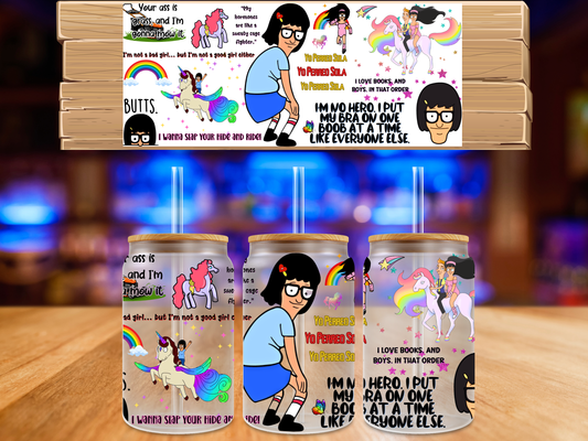 UV DTF Wrap Tina- Your ass is grass