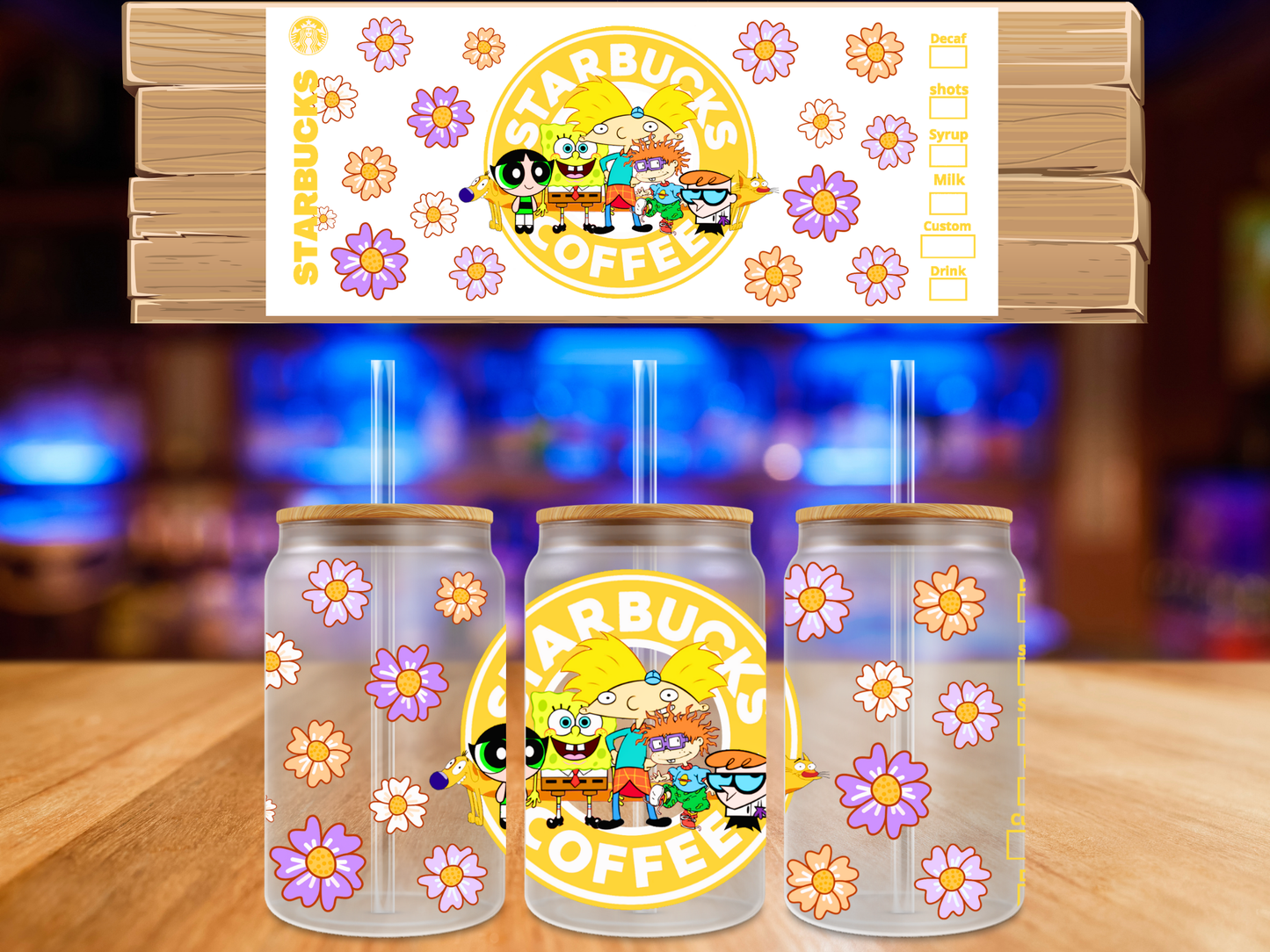 UV DTF Puff Coffee