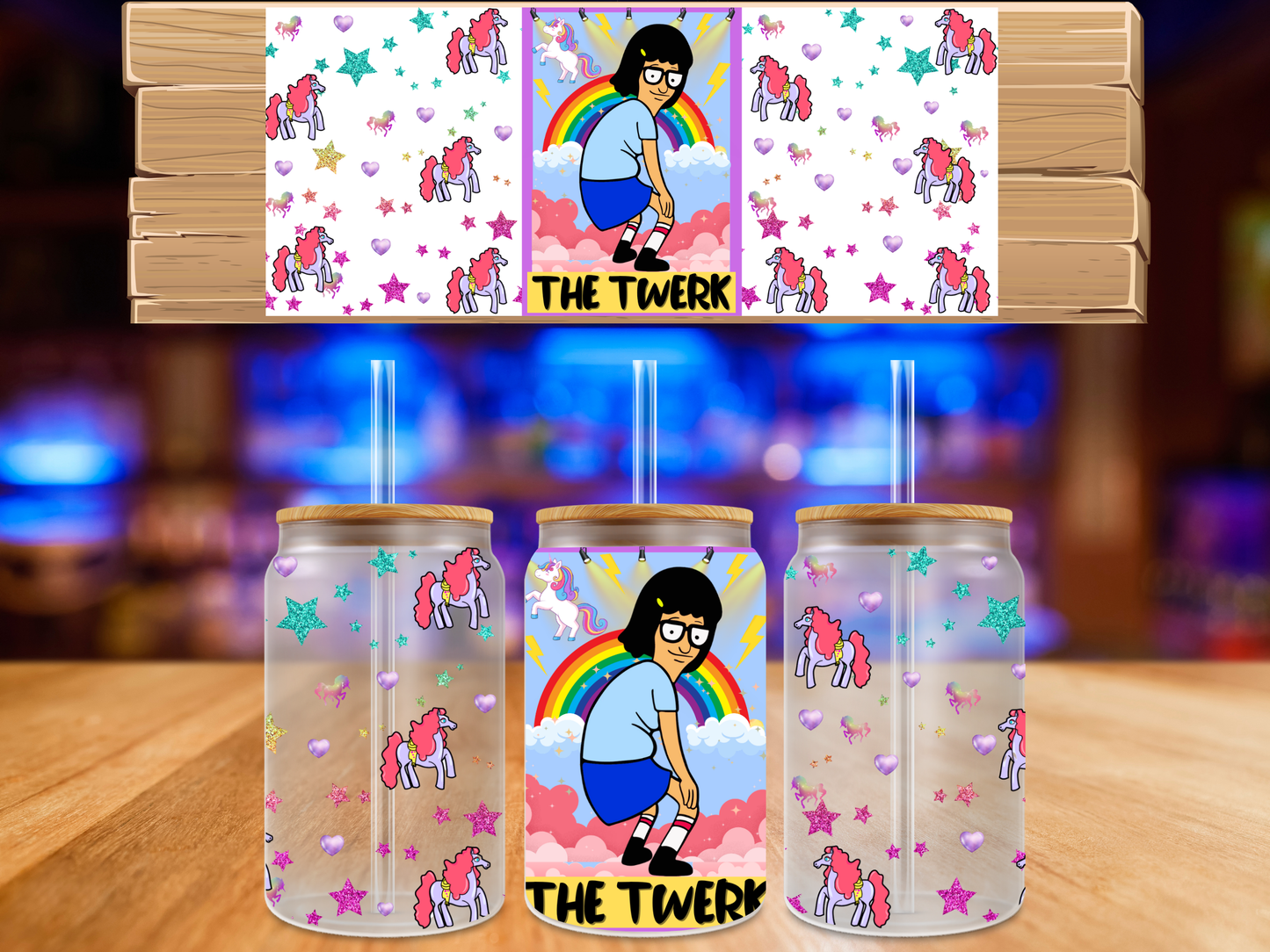 UV DTF Wrap Tina- Twerk