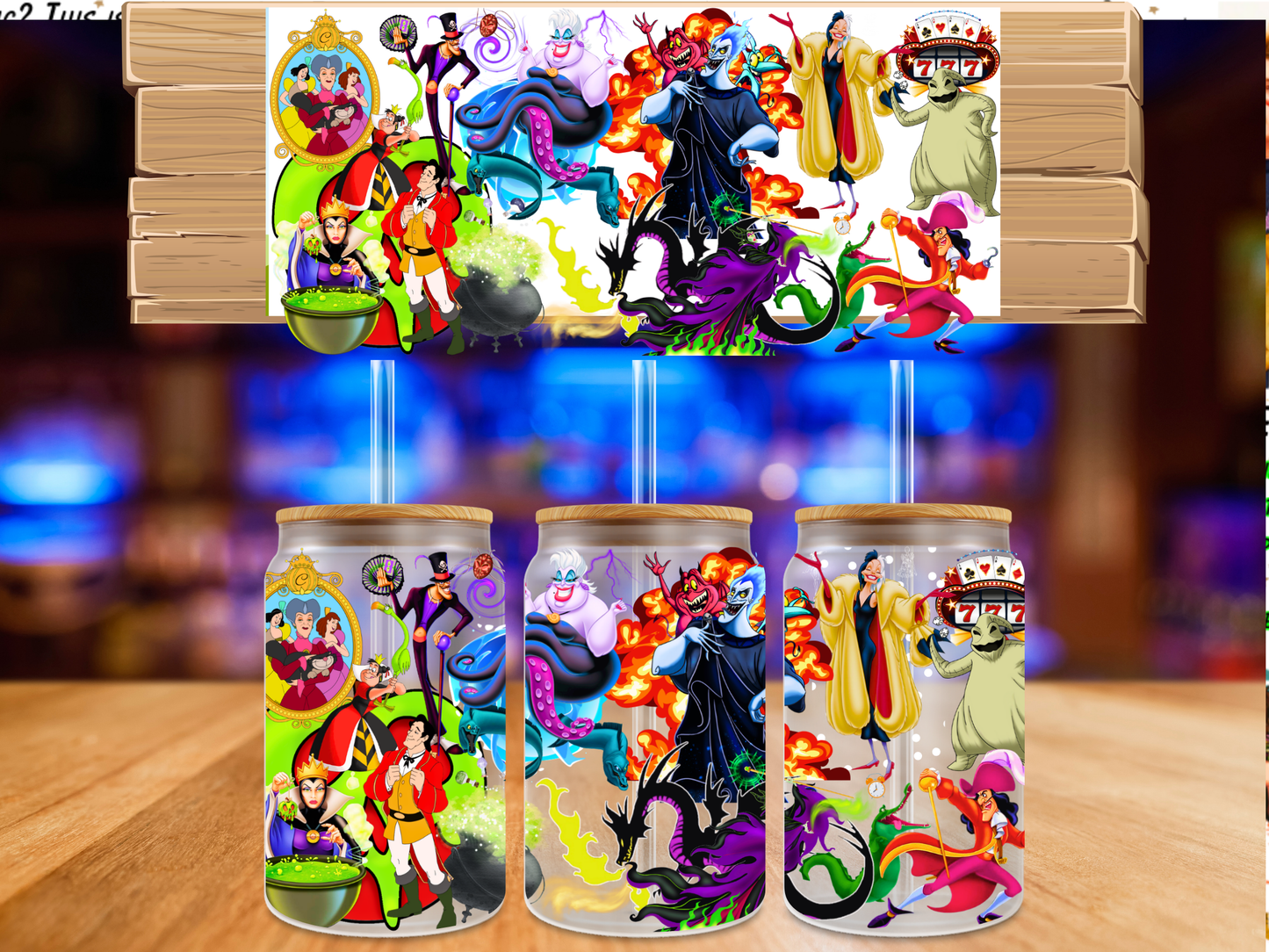 UV DTF 40 oz Villains