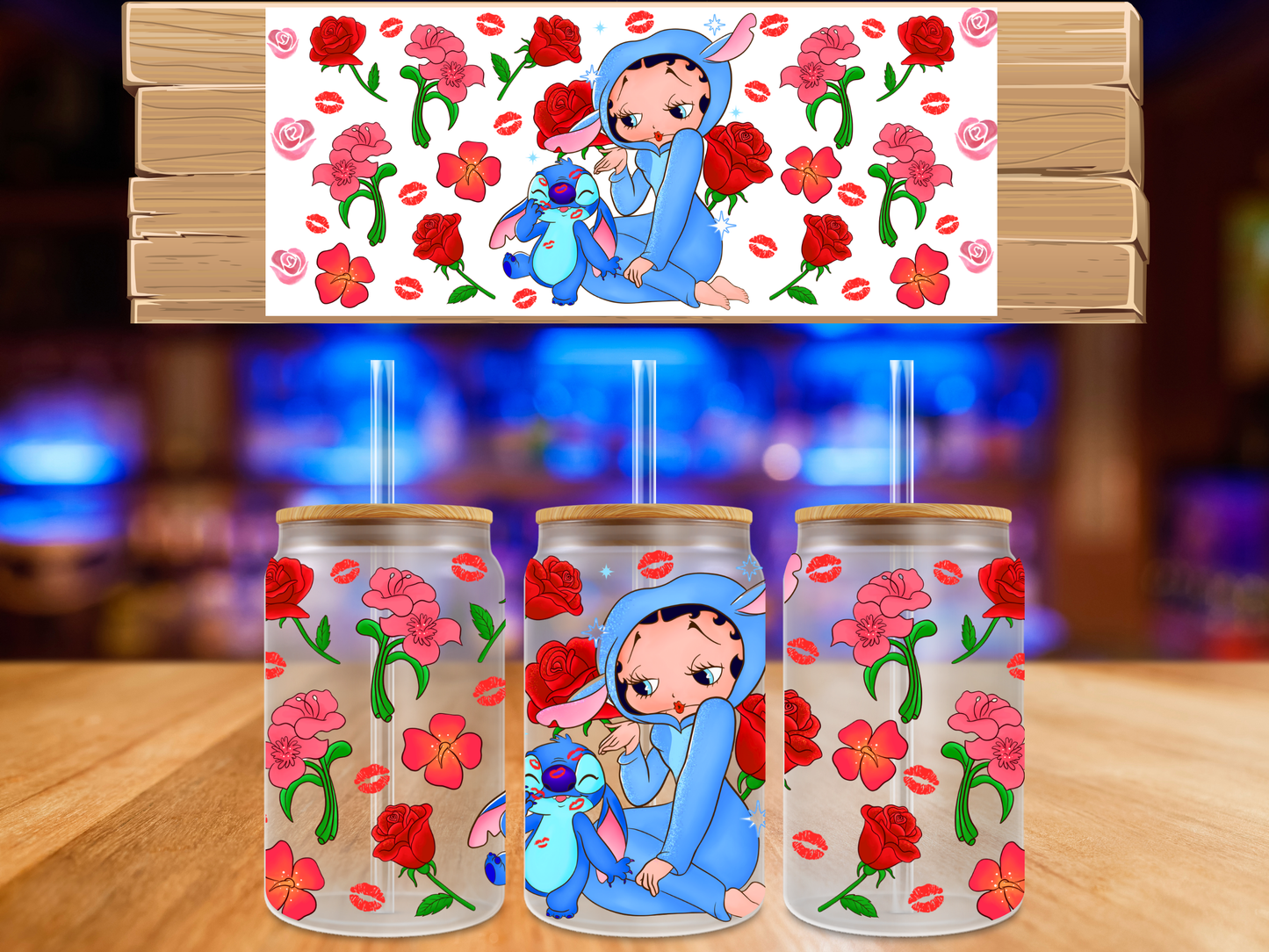 UV DTF Wrap Betty Boop