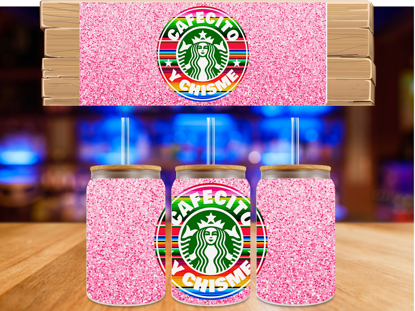 UV DTF Coffee and Gossip