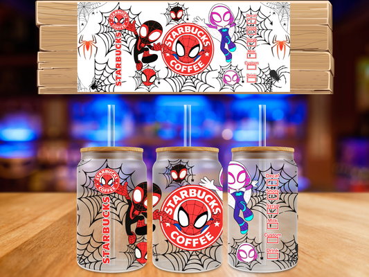 UV DTF Spider Coffee