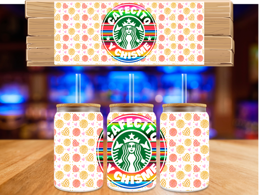 UV DTF Coffee and Gossip 2