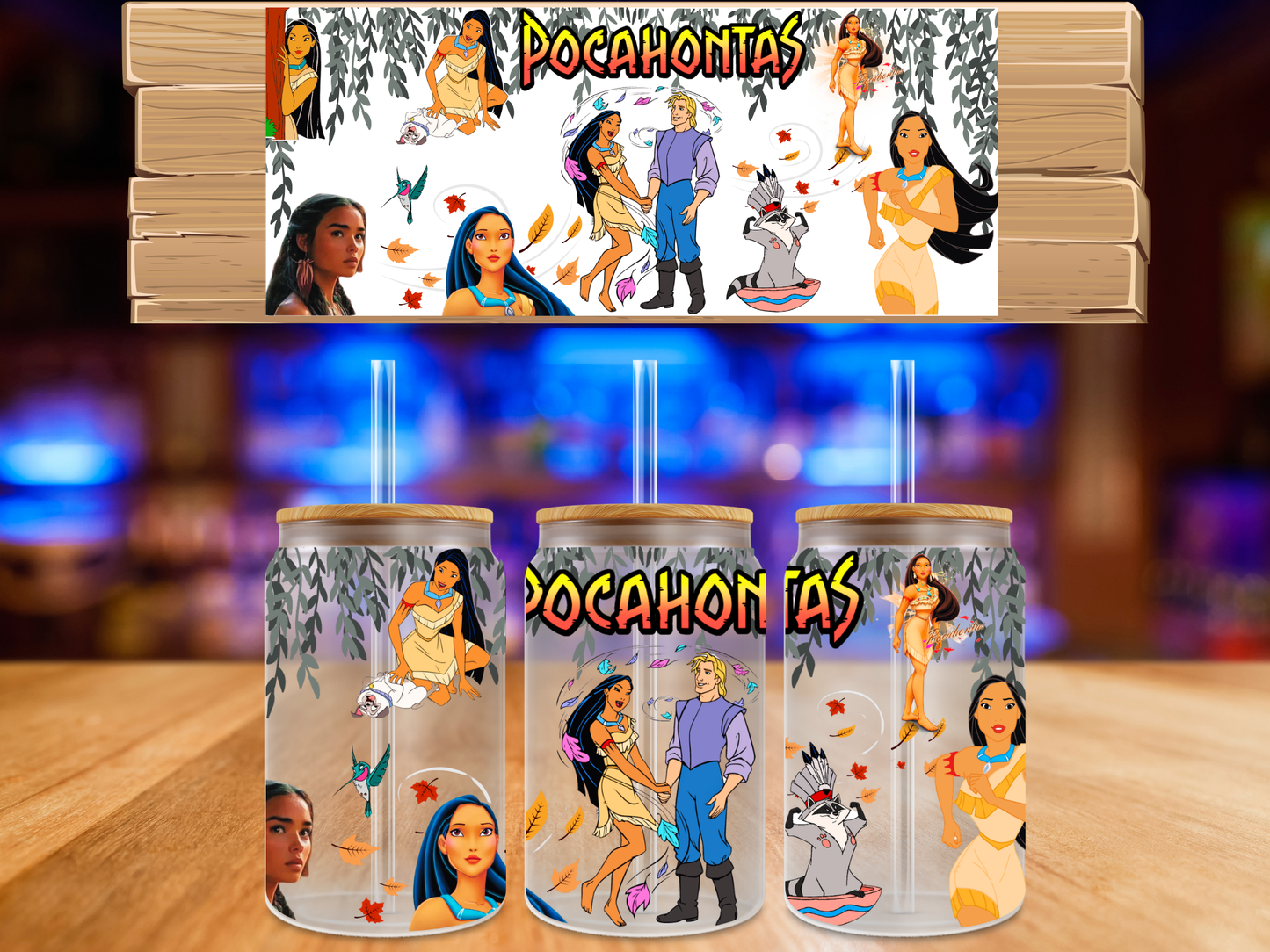 UV DTF Pocahontas